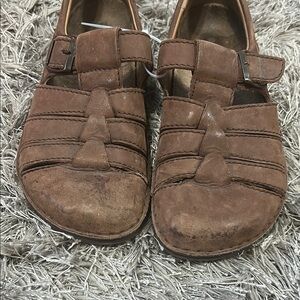 Birkenstock Brown Leather Sandals